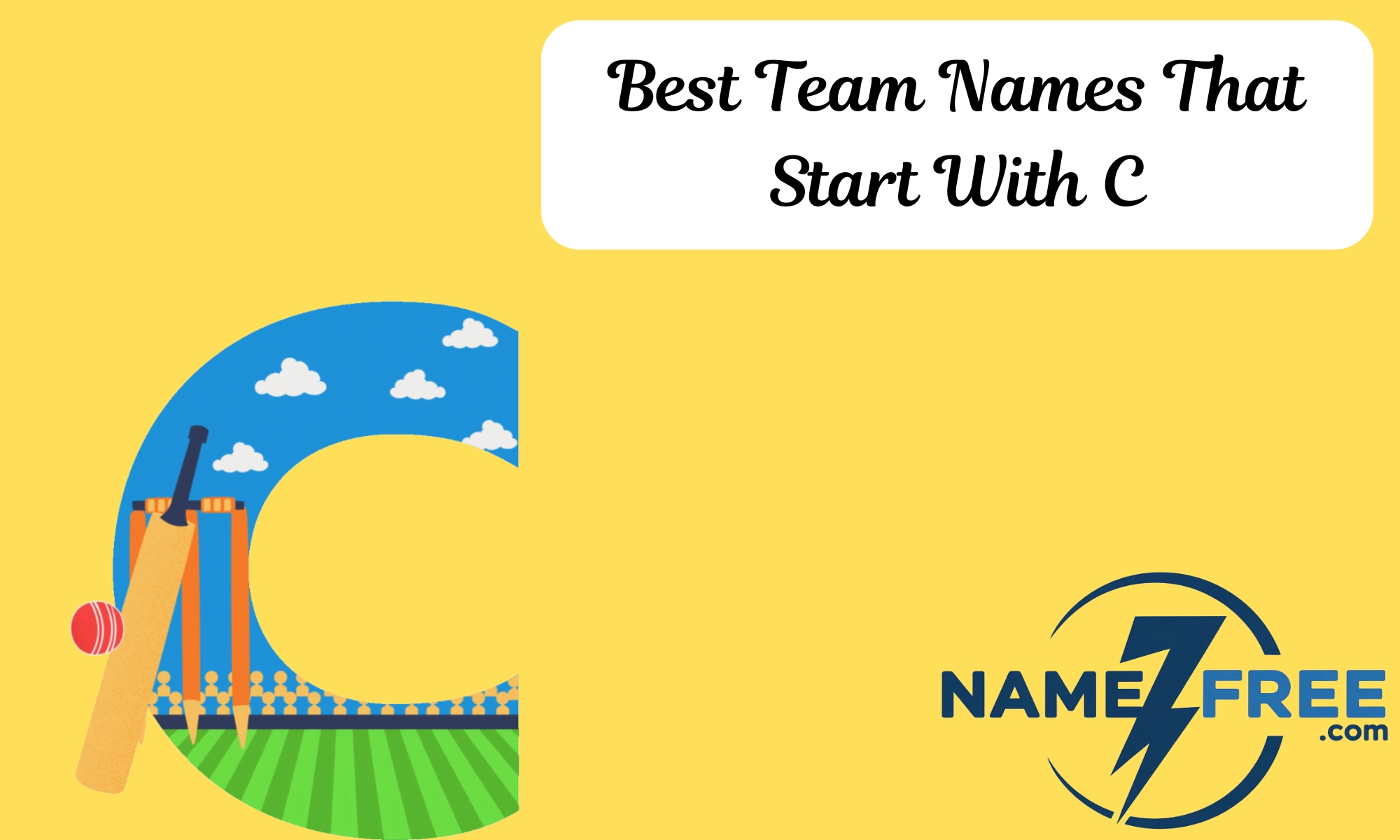 Best Team Names That Start With C