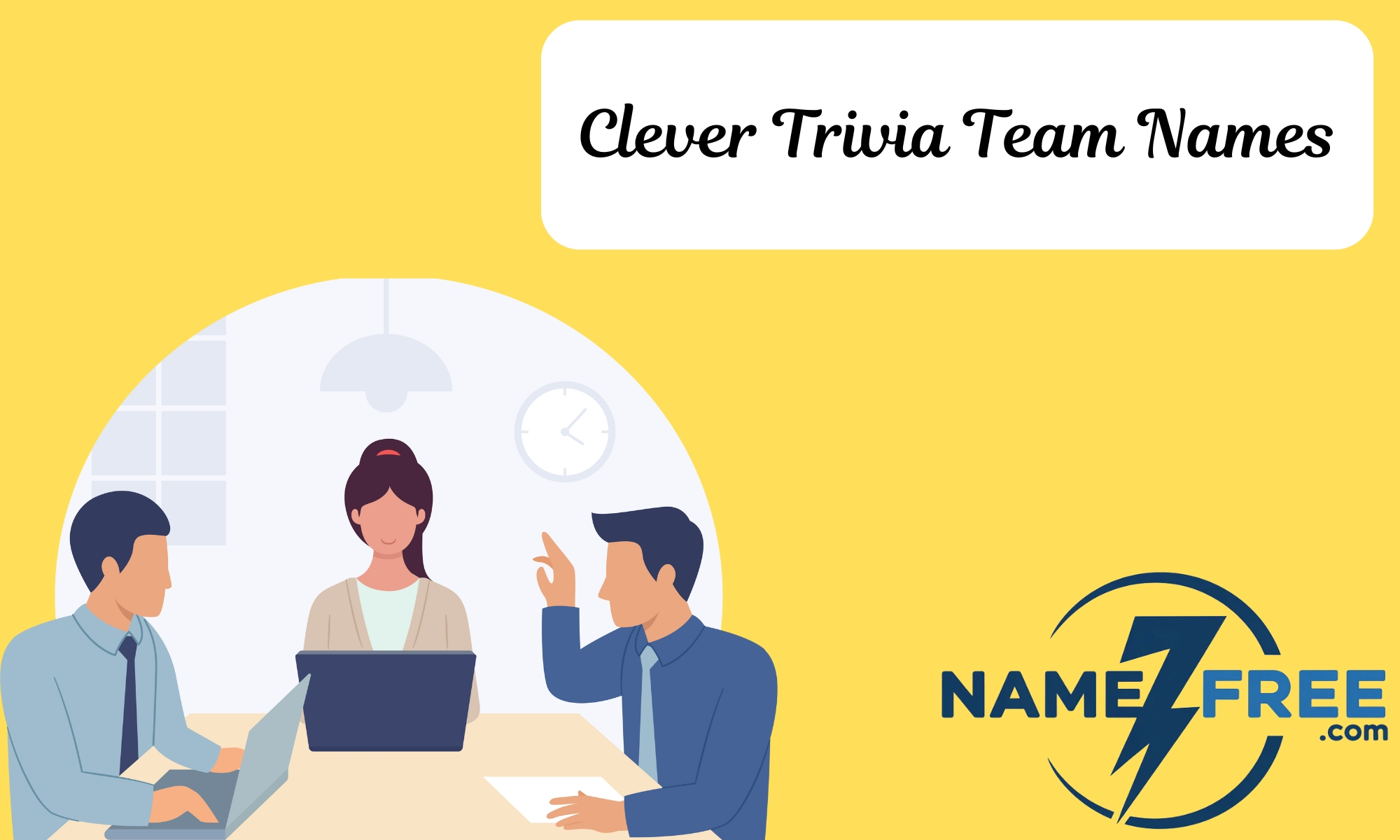 Clever Trivia Team Names