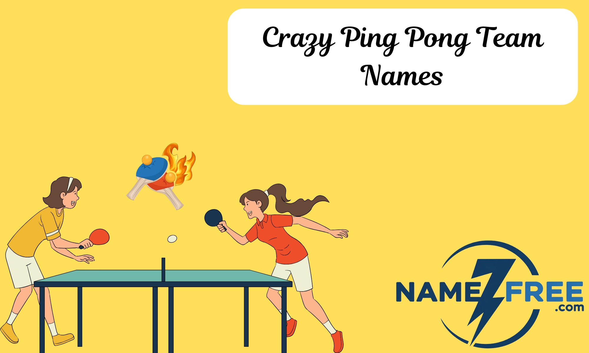 Crazy Ping Pong Team Names