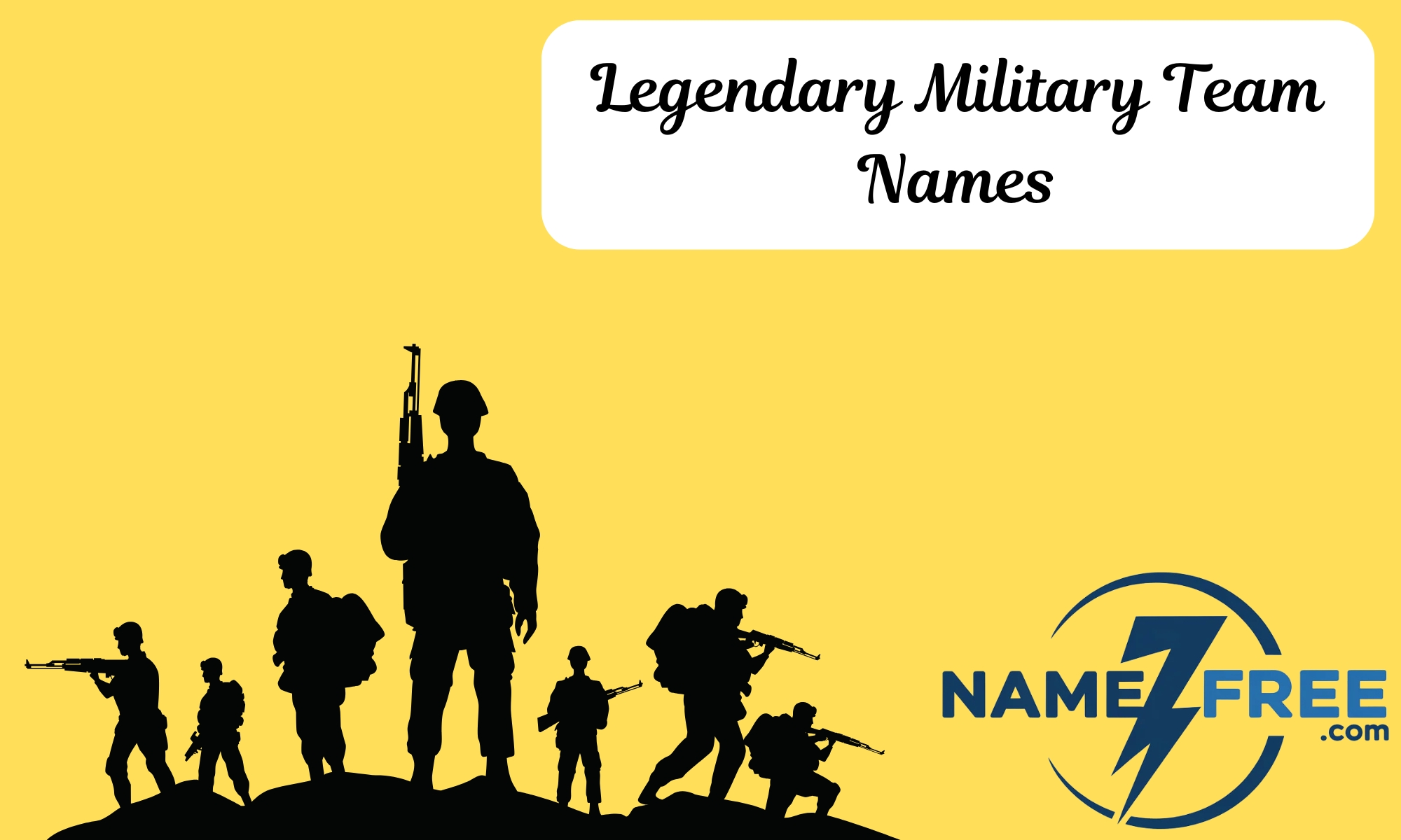 Legendary Military Team Names