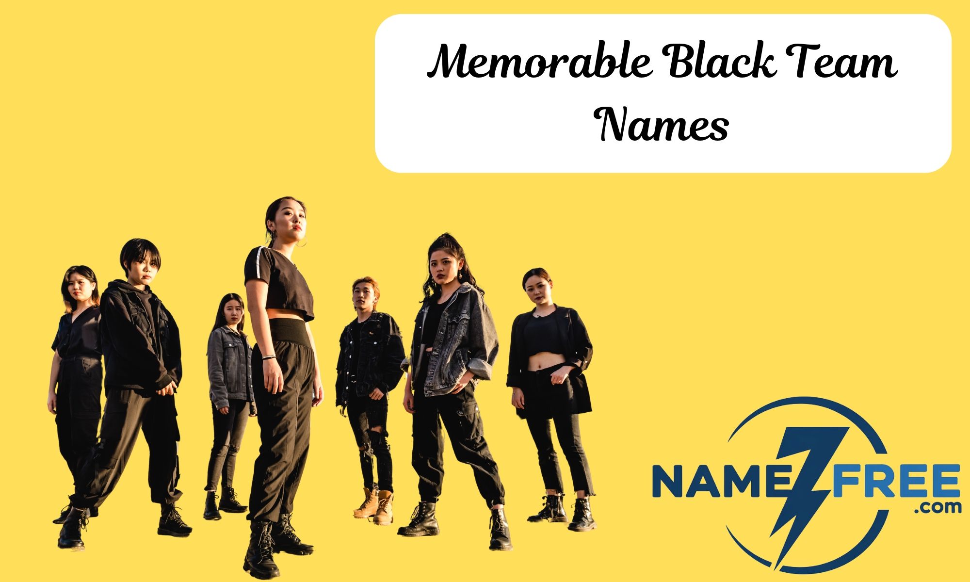Memorable Black Team Names