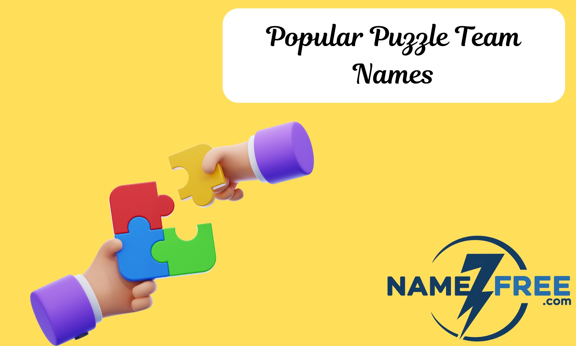 Popular Puzzle Team Names