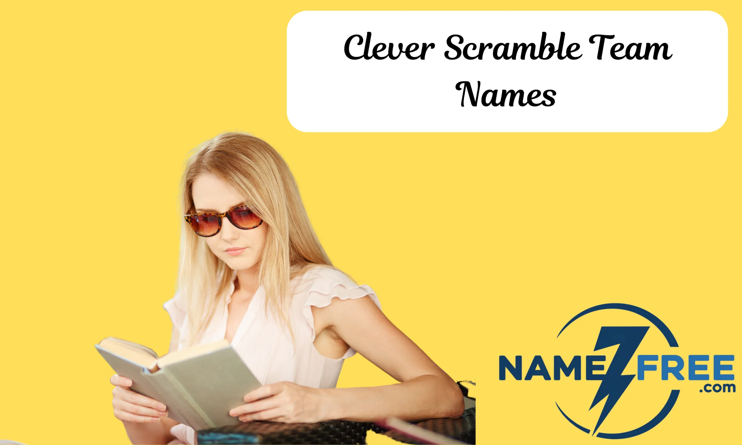 Clever Scramble Team Names