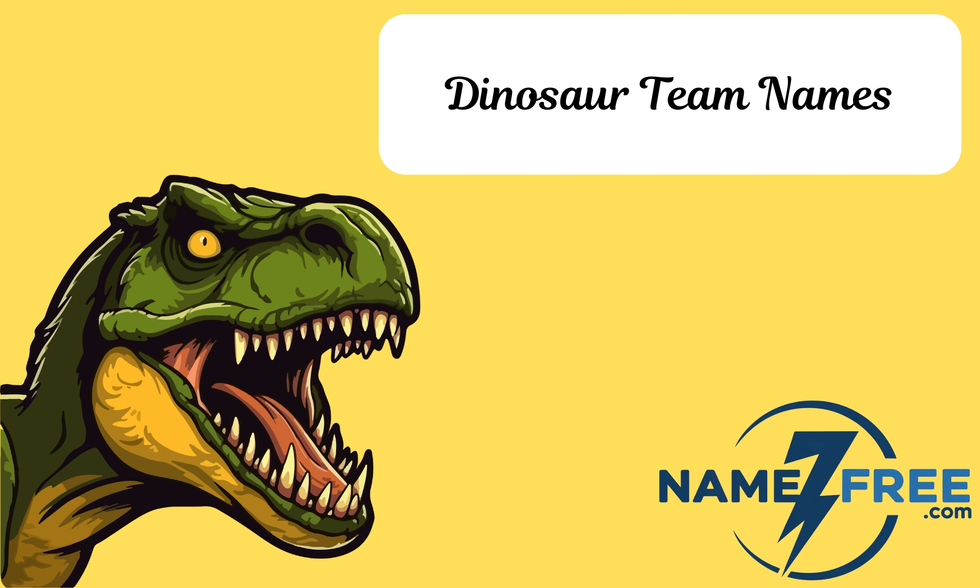 Dinosaur Team Names