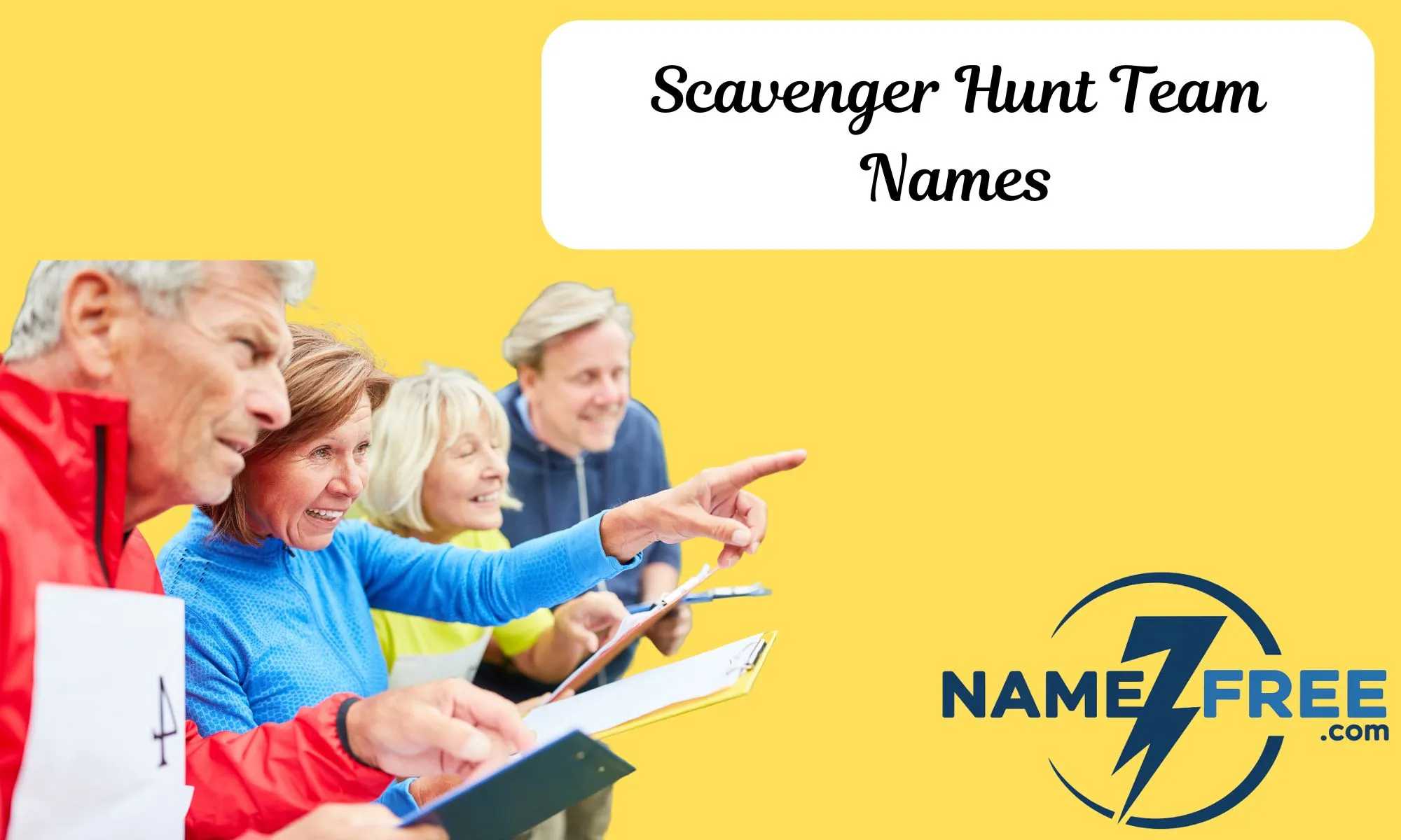 Scavenger Hunt Team Names